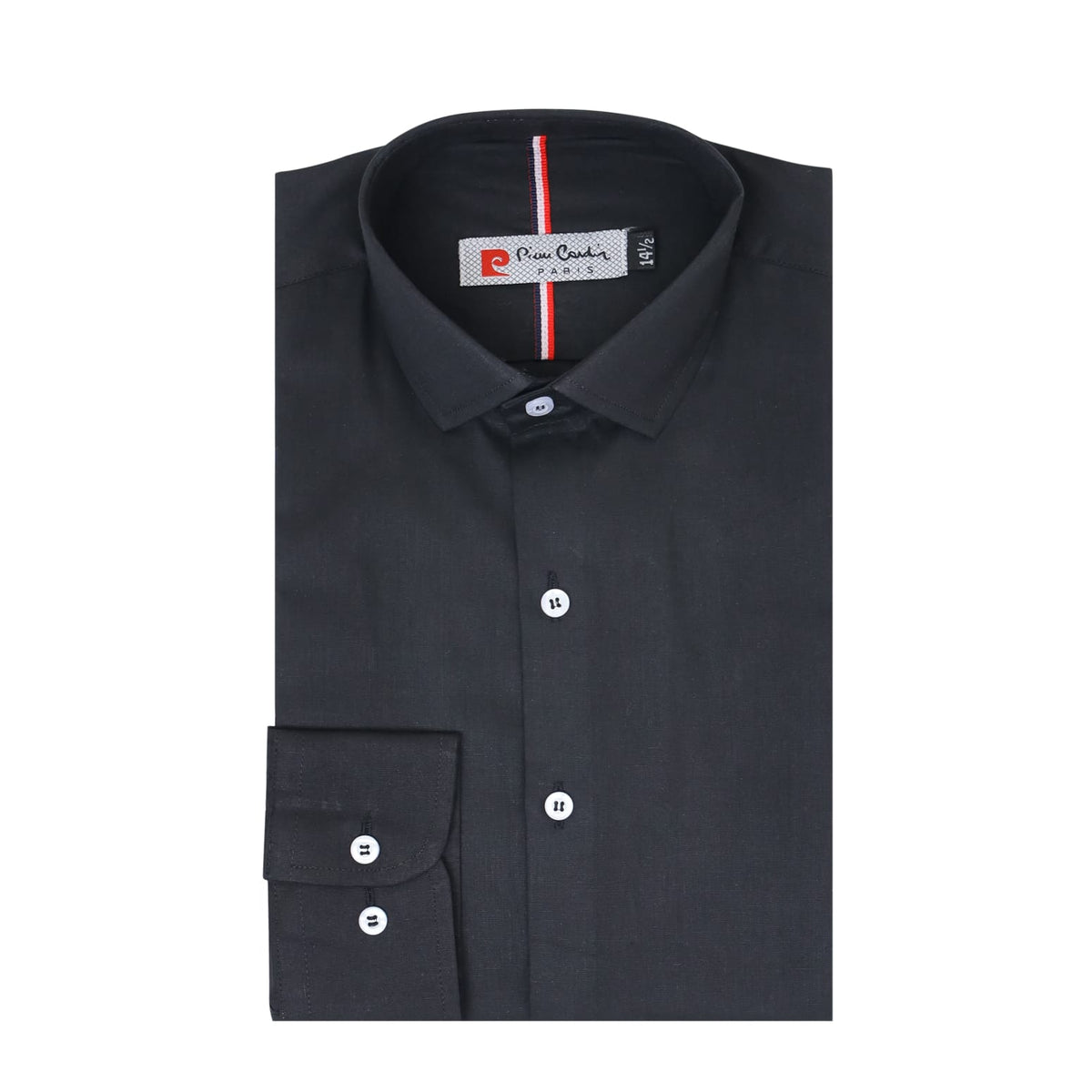Men's Black Dress Shirt | Full Sleeves