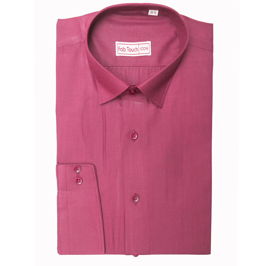 Maroon dress shirt